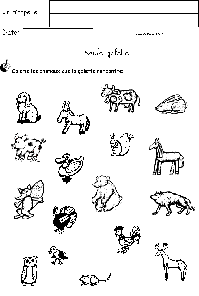 Coloriage De Roule Galette